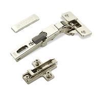 2 x SOTECH Bisagras universales Salice con taladro 110° T48 Push Open con muelle negativo para puertas redondeadas, galceadas y perfiladas altura de placa transversal de 3 mm