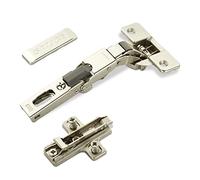 2 x SOTECH Bisagras universales Salice con taladro de 110° T48 Push Open para puertas redondeadas, galceadas y perfiladas altura de la placa de montaje en cruz de 3 mm