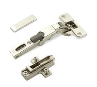 2 x SOTECH Bisagras universales Salice con taladro de 110° T52 Push Open para puertas redondas, galceadas y perfiladas con altura de placa transversal de 6 mm