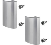 2 x SOTECH manilla para puerta de balcón SEJA II aluminio color plata 85 x 40 x 20 mm manilla para puerta de patio