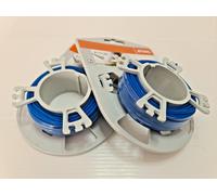 2 X Stihl 0000 930 2415 Hilo De Corte 1,6mm Desbrozadora 19m Redondo