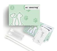 2 x Test Accudoctor CCV - CCoV AG Perros Canino Perros Salud Mascotas Test Veterinario Prueba Rápida Test rápido parasitos diarrea Enfermedades caninas Perro Dog Heces Kit 2 Pruebas