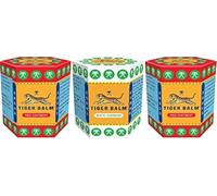 2 X Tiger Balm Red 21g + 1 X Tiger Balm White 21g (Paquete de 3)