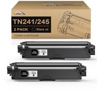 2 X TN241BK Toner TN241 Negro para Toner Brother TN241 TN-241