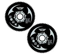 2 x TopsTools CS8560T_2 85 mm 60T 15 mm Bore HSS hojas de sierra compatibles con Worx, Bosch, Makita, Ryobi, Rockwell y muchos otros