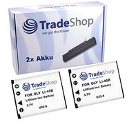 2 x Trade-Shop Cámara Batería de ion de litio para Pentax D-Li108 Sealife SL7014 Traveller D016 - 05 - 8023 Avant S5 - 2 S6 de V2 S6 de V3 BenQ DC E de 1030 E de 1035 S de 1230 BenQ S de 1240 S de 1250 S de 1260 S de 1280 E1420 S de 1430 S de 1465