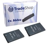 2 x Trade-Shop Cámara Batería de ion de litio para Samsung HMX-E10 E10WP de HMX HMX de e10bp E100P de HMX SMX de E10 HMX de S de 10 HMX de S de 10wp HMX de S de 10BP HMX de S de 100P SMX de S de