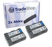 2 x TradeShop Cámara Batería de ion de litio compatible con Nikon ENEL3 ENEL3e ENEL de de 3 ENEL 3e ENEL de 3 ENEL de 3E para D80 D90, D200, D200s, D300 D700 D900 D de 80 D de 80s D de 90 D