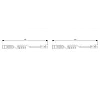 2 x Tubo de admisión de aire BOSCH para MERCEDES-BENZ, VW LT 28-46, LT II