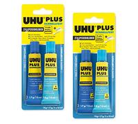 2 x UHU Plus Schnellfest, 2 x 35 g