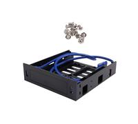 2 X USB 3.0 Panel Frontal con Dispositivo de 3,5 Pulgadas / HDD o SSD / HDD de 2,5 Pulgadas a 5,25 Floppy a Soporte de Bandeja de BahíA de Unidad