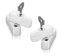 2 x verrouillage à clé Sash Jammer UPVC, verrouillable, blocage des ports de porte et fenêtre Entrebâilleur de porte et fenêtre, une Niveau de sécurité supplémentaire pour vos portes et fenêtres