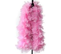 2 Yardas 200 Gramos Real Esponjoso Blanco Boa de Plumas de Pavo Chal Disfraz Escenario Fiesta Boda decoración Plumas Accesorios artesanías