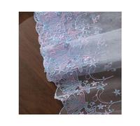 2 Yards Embroidered Lace Floral Edge Trim Ribbon Trimmings Clothes Gift Wrapping Decoration Applique DIY Sewing Crafts (Model 15 15cm wide)