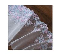 2 Yards Embroidered Lace Floral Edge Trim Ribbon Trimmings Clothes Gift Wrapping Decoration Applique DIY Sewing Crafts (Model 9 16cm wide)