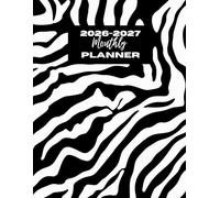 2 Year Monthly Planner 2026-2027 8.5 x 11: Animal Print. Large A4 Size. 24 Months, From January 2026 to December 2027. With Contacts, Passwords, ... Monthly Expenditure and extra Notes pages .
