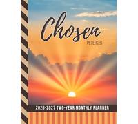 2-Year Monthly Planner 2026-2027: 8.5x11 Dated Organizer With 100 Blank College-Ruled Notebook Pages Combo / 24-Month Schedule / Christian Chosen Bible Verse Cover