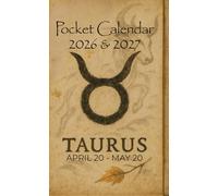 2 Year Pocket Calendar: Zodiac Sign Taurus