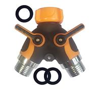 2 zonas Tuya WIFI Smart Home Garden Automatic Reger Timer Sensor de lluvia Controlador de riego for la piscina de céspedes(Navy Blue)