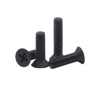 20-100 piezas M2-M8 nylon ranura cruzada cabeza avellanada tornillos aislantes, M8x15mm(20 piezas)