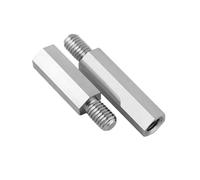 20-100 Uds., Separadores hexagonales de acero inoxidable M3/M4, pernos espaciadores de hilo macho a hembra para placa base PCB, M3x35x6mm(30pcs)