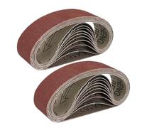 20-120 Uds correas de lijado 330x30mm bandas abrasivas papel lija for Pulido metales blandos madera 40-1000 granos for herramientas eléctricas lijadoras(100grits,120Pcs)