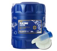 20 (1x20) Litro Mannol Carreras + Ester 10W-60 Api Sn / Sm / Cf Con Grifo de