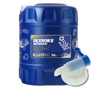 20 (1x20) Litro Mannol Dexron II Automático - Atf Aceite Motor Con Grifo