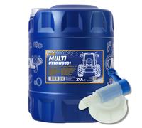 20 (1x20) Litro MANNOL Multi Utto Wb 101 Aceite Motor / Hidráulico/Remolque