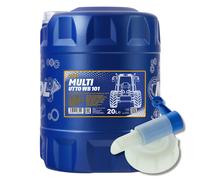 20 (1x20) Litro Mannol Multi Utto Wb 101 Transmisión Aceite Hidráulico + Grifo