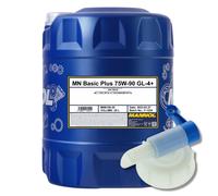 20 (1x20) Litro Mannol SAE 75W-90 Basic Plus Aceite Motor Con Grifo Api GL4+