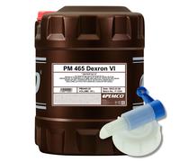 20 (1x20) Litro Pemco Imatic 465 Dexron VI Aceite Mecanismo Automático Con Grifo