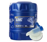 20 (1x20) Litros MANNOL Aceite De Motor Universal De 2 Tiempos Con Grifo