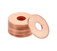 20-200 arandelas planas de cobre de 1 mm/1,5 mm for tornillos y anillos metálicos de fijación.(25Pcs 24x30x1.5mm)