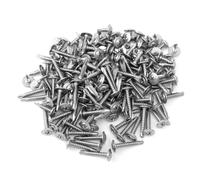 20/200 tornillos autorroscantes con arandela Phillips de acero inoxidable, kit surtido de accesorios de sujeción autoperforantes de cabeza plana de alta resistencia(100pcs,25mm)