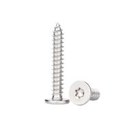 20-200 Uds M2M2.3M2.6M3 M4 M5 CA 304 Tornillos De Madera Autorroscantes Cabeza Plana Delgada Seis Lóbulos Acero Inoxidable(M4x30(50pcs))