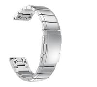 20 22 26mm Watchstrap For Garmin Fenix 7S 7 7X 6S 6 6X Pro 5S 5X 5 Plus Stainless Steel Strap Quick Release Smartwatch Wristband