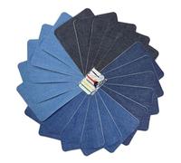 20/24x/Set Multifuncional Puntas de planchado Denim Reparación Autoadhesiva para Chaquetas Vaqueras Ropa