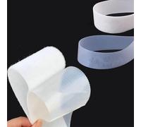 20/25/30/40/50mm Suave bebé Gancho Bucle Sujetador Cinta Segura bebé Transparente Negro Blanco Autoadhesivo Pegatinas Cinta DIY Costura 2M (Color : 20mm Black, Size : Loop and Hook 2meter)