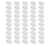 20/25/50 piezas de vitrinas de juguete para coche, caja transparente de PVC, caja organizadora de soporte de coche modelo de vehículo para coches a escala 1:64, vitrina transparente de 41 x 43 x 82 mm