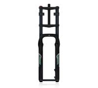 20/26in Horquilla De Suspensión Para 4.0 Snow Fat Bicicleta TA 15*135mm | Recorrido 190mm Horquilla De Doble Hombro Rebote Ajustable 1-1/8" Tubo Recto Freno De Disco Para Snow