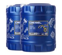 20 (2x10) Litro Mannol 15W-40 Diesel Aceite para Gasolina- Y