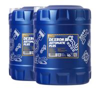 20 (2x10) Litro Mannol Dexron III G/H / F Automático Aceite Motor / Atf