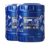20 (2x10) Litro MANNOL Hydro Iso Hlp 32 Hidráulico Vdma 24318 , din 51524/2