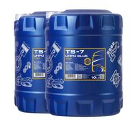 20 (2x10) Litro Mannol SAE 10W-40 TS-7 Uhpd Azul Remolque/Camión Aceite/Aceite