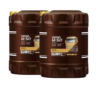 10 (1x10) Litros PEMCO SAE 20W-50 Diesel M-50 SHPD ACEITE TS-2