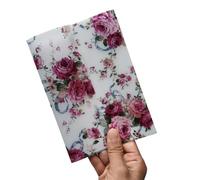 20/30/50/60/80/100Pcs Exquisite Vintage Pattern Vellum Wrap Suitable For A 5 X 7 Wedding Invitation para Ofituria(100pcs)