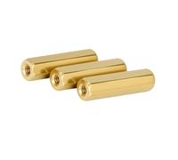 20/30/50 Uds. Separador De Placa Base Hembra Hexagonal Latón M2 Tablero Roscado Métrico Estante Espaciado Tornillos Pernos Soporte Pilares Columna(33mm(20pcs))
