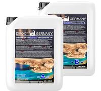 20,30 kg Resina epoxi 2C, hasta 15 cm, DIPOXY-2K-700EXPERT, Epoxy dos componentes Resina epoxi transparente para mesa, suelo, joyería, formas de acuario, UV