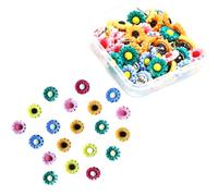 20/30 piezas cabeza de flor lápices de impresión para tablón de anuncios Cork Cancelación tarjeta de dibujo para colgar resina pulgar